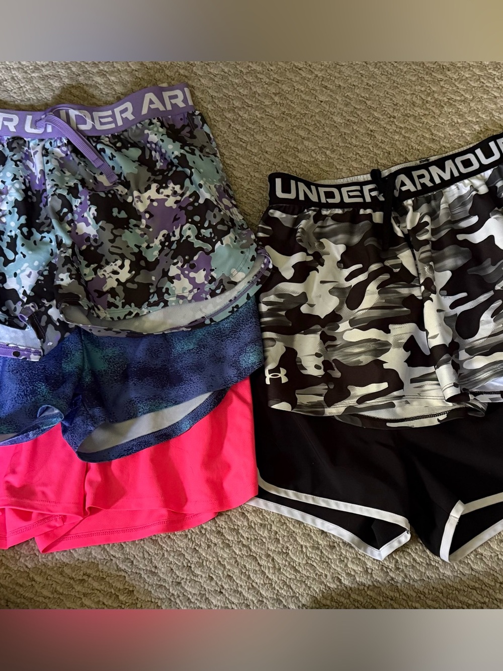 5pr girls L & XL shorts, like new